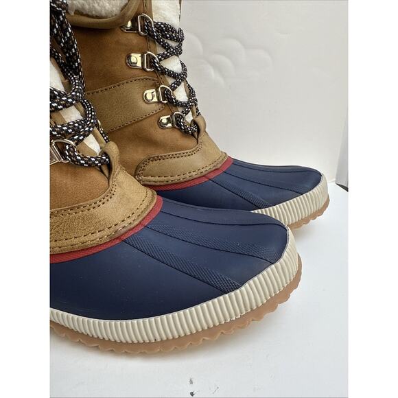 NIB Tommy Hilfiger Rustee Brown Lined Lace Up Winter Snow  Tommy Hilfiger Rustee Brown Lined Lace Up Winter Snow Boots 6 M NWB